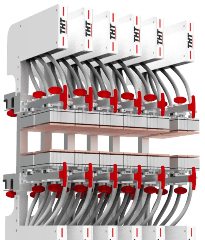 Close up view of Isothermal Battery Testing Calorimeter